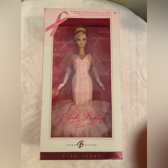 Barbie Pink Ribbon Pink Label Barbie Doll (NWT) - Picture 7 of 7